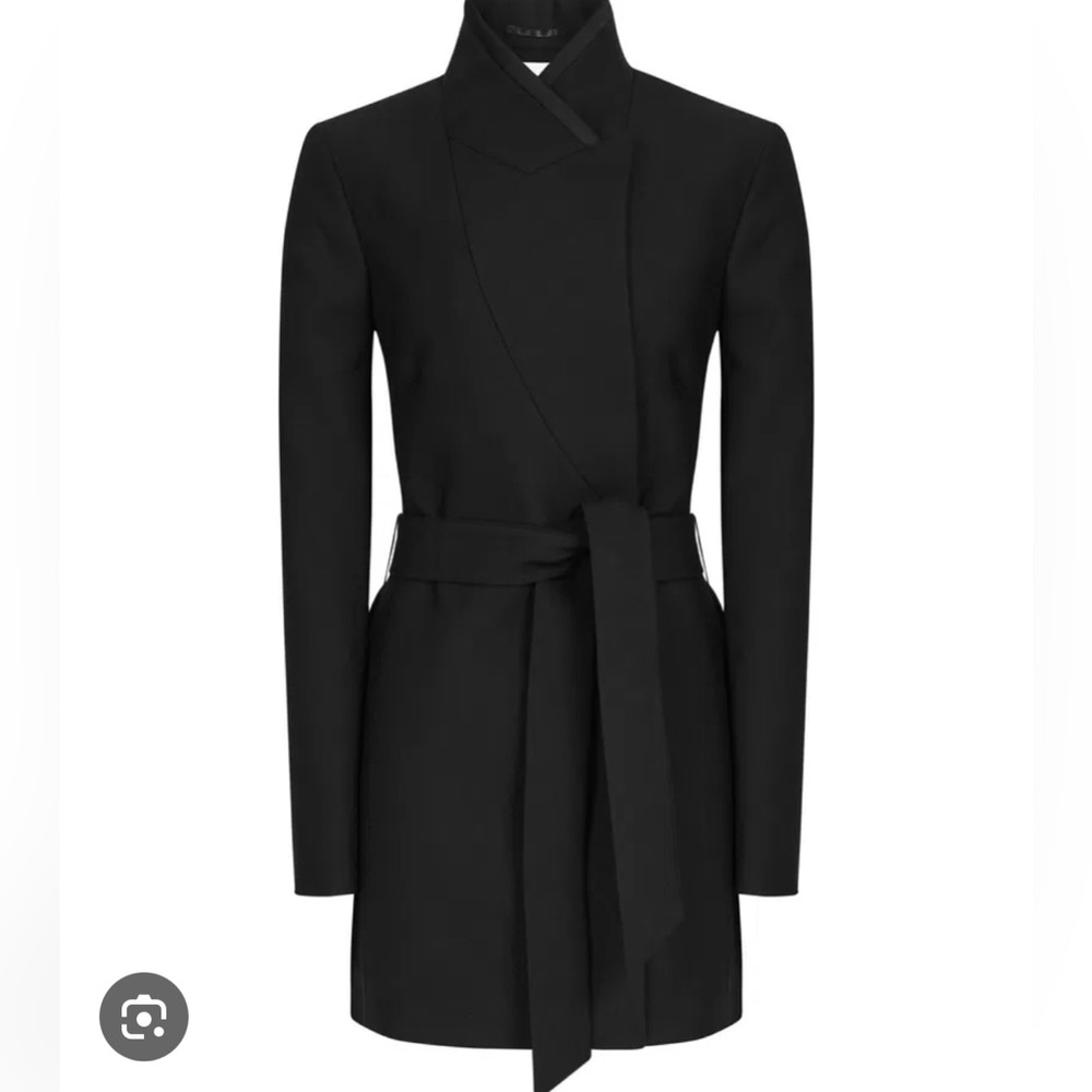 Reiss Clarence Peak Lapel Satin Faced Jacket